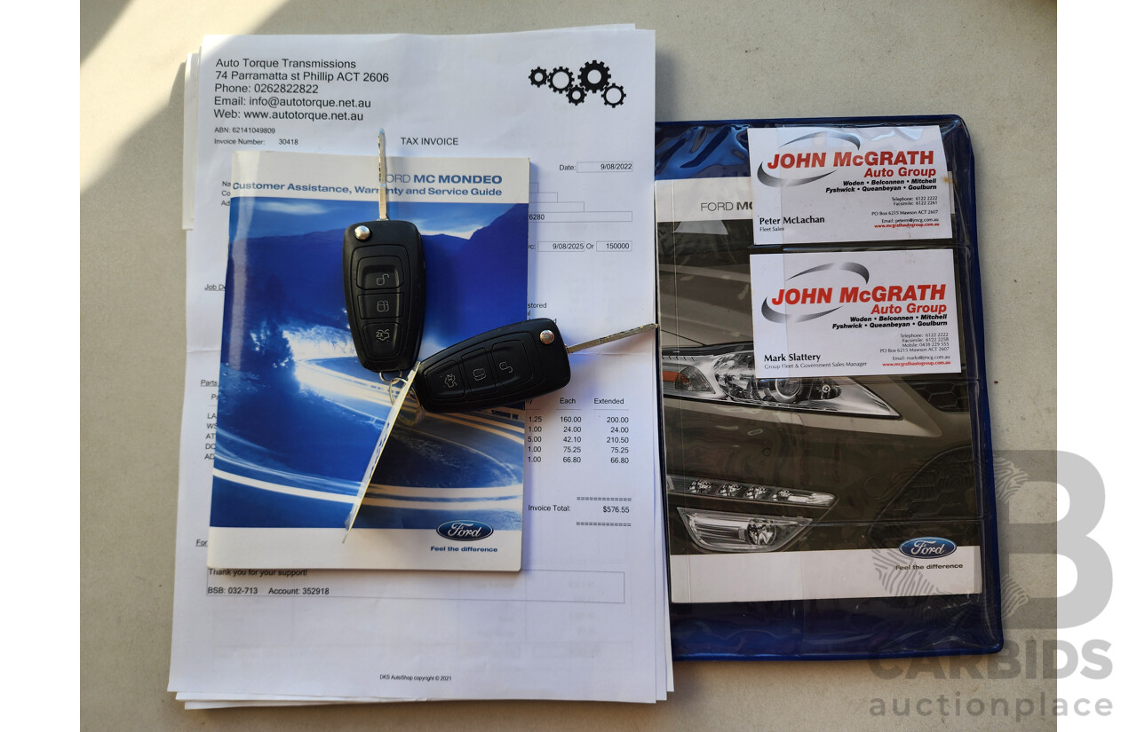 2/2012 Ford Mondeo LX TDCi MC 4d Wagon Silver 2.0L