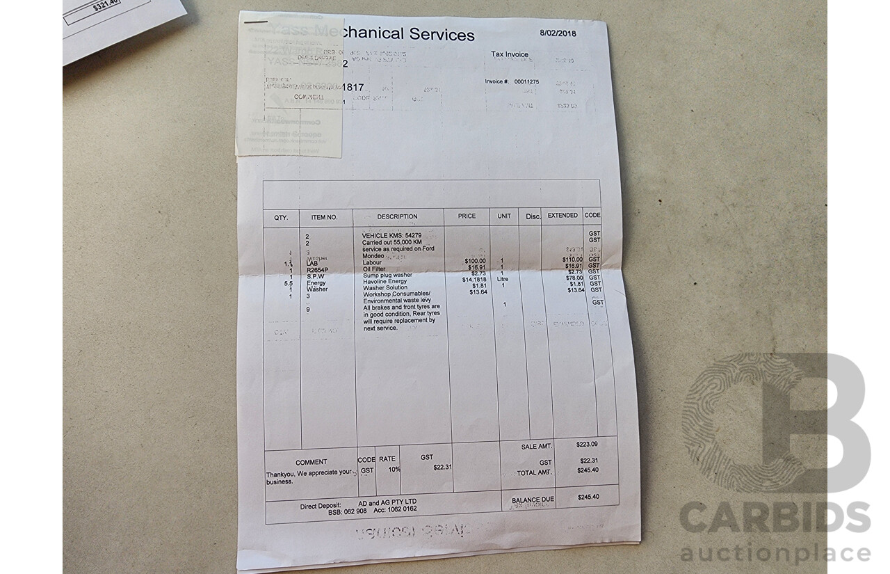 2/2012 Ford Mondeo LX TDCi MC 4d Wagon Silver 2.0L