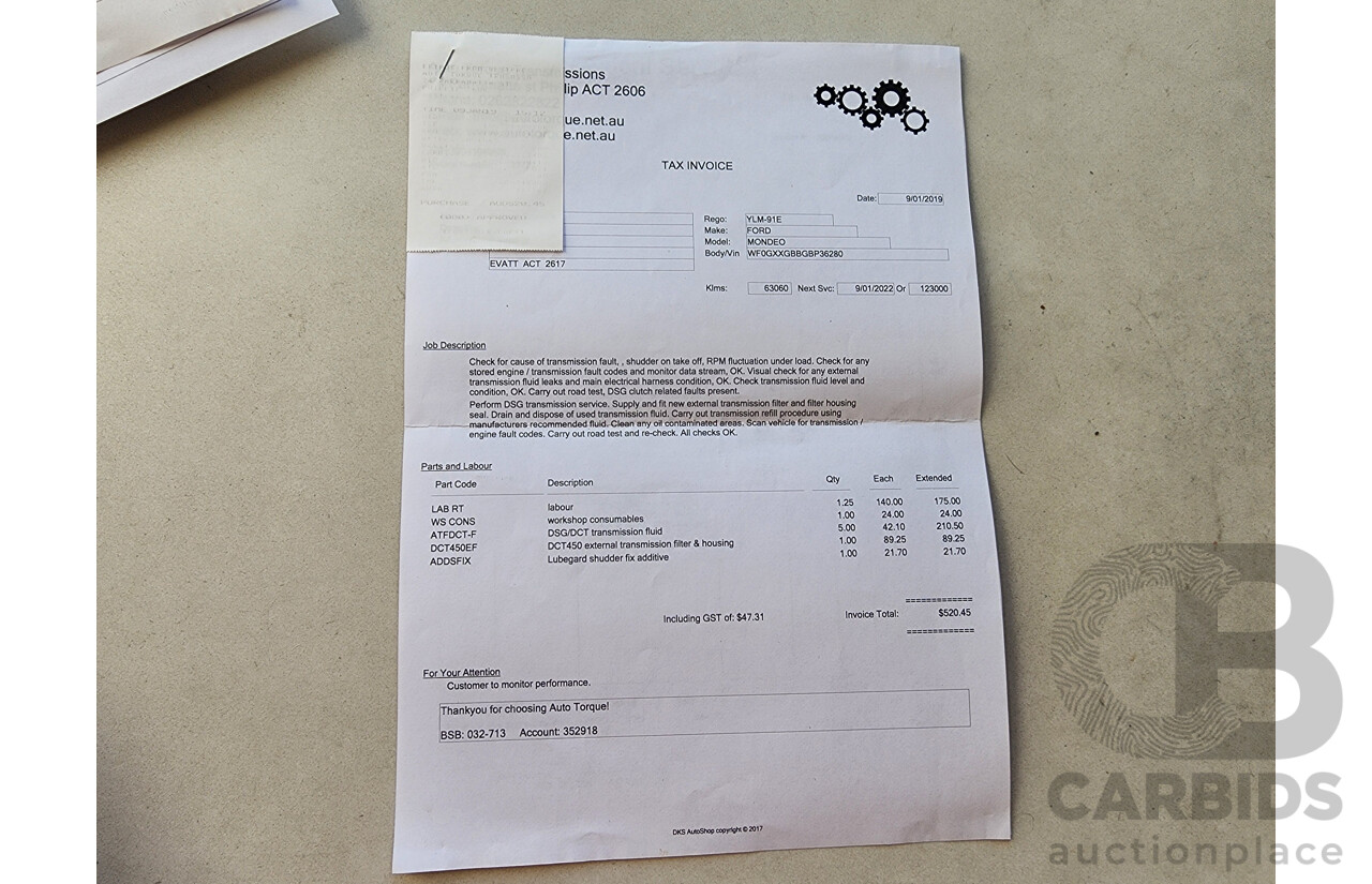 2/2012 Ford Mondeo LX TDCi MC 4d Wagon Silver 2.0L