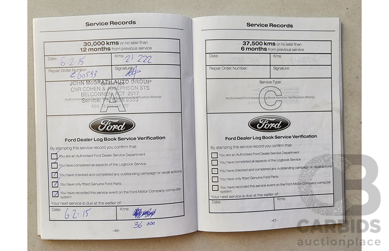 2/2012 Ford Mondeo LX TDCi MC 4d Wagon Silver 2.0L