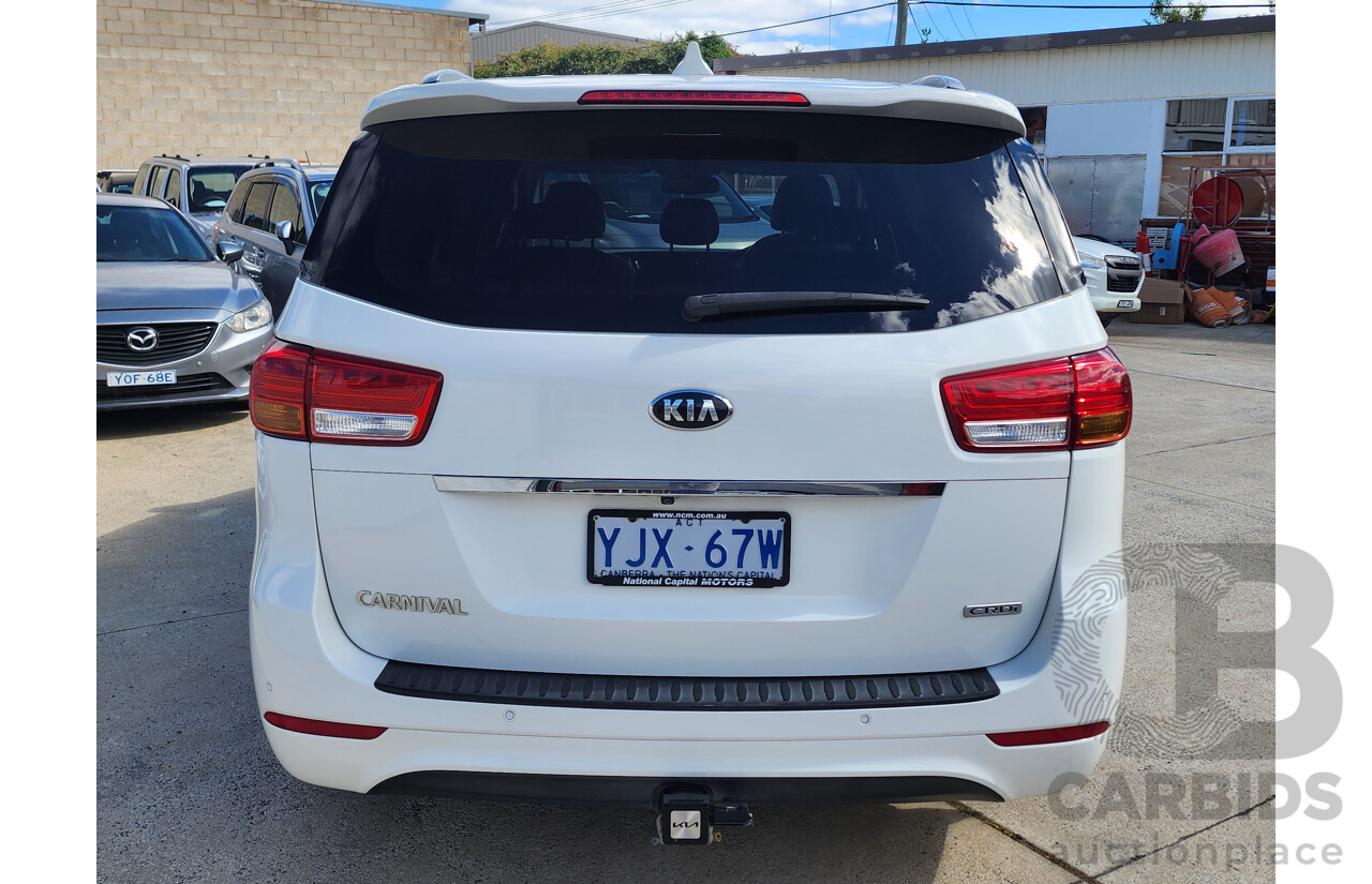 5/2015 Kia Carnival SLi YP MY15 4d Wagon White 2.2L