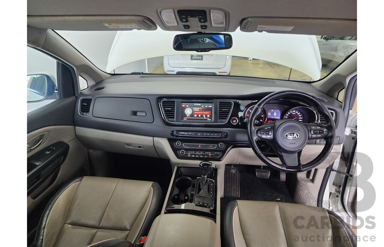 5/2015 Kia Carnival SLi YP MY15 4d Wagon White 2.2L