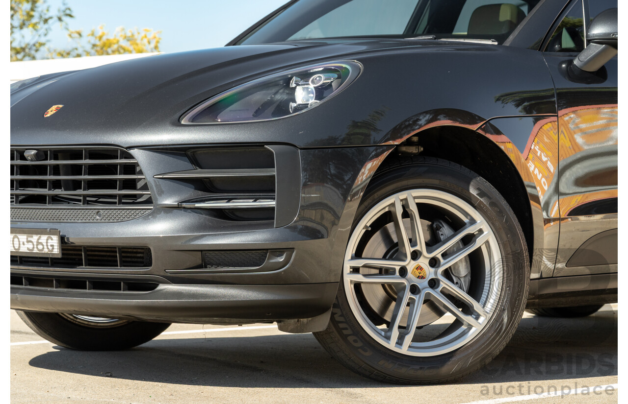 2/2021 Porsche Macan (AWD) 95B MY21 4D Wagon Volcano Grey Metallic Turbo 2.0L
