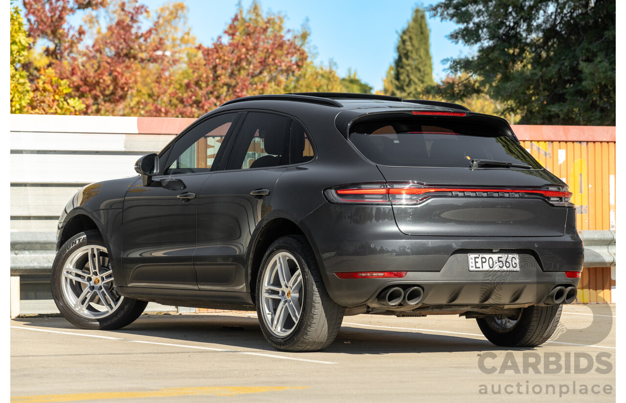 2/2021 Porsche Macan (AWD) 95B MY21 4D Wagon Volcano Grey Metallic Turbo 2.0L
