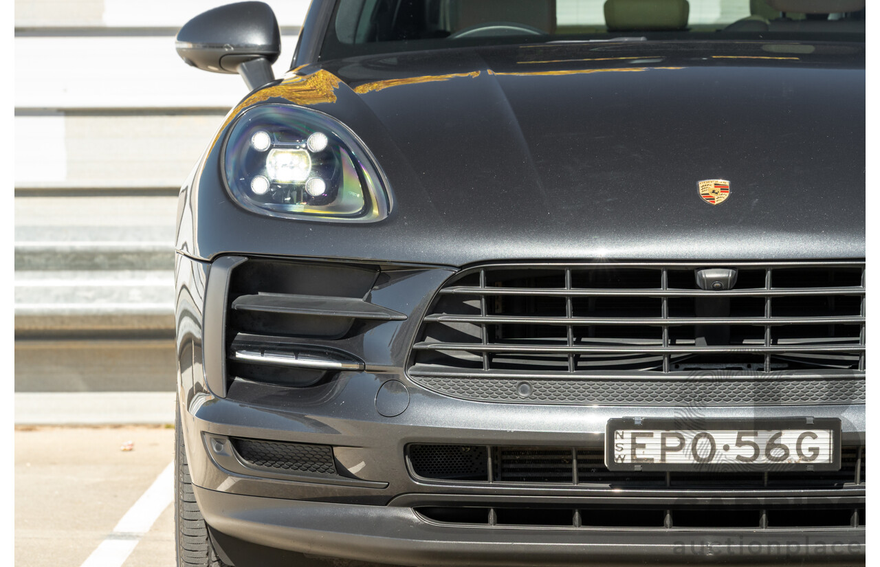 2/2021 Porsche Macan (AWD) 95B MY21 4D Wagon Volcano Grey Metallic Turbo 2.0L