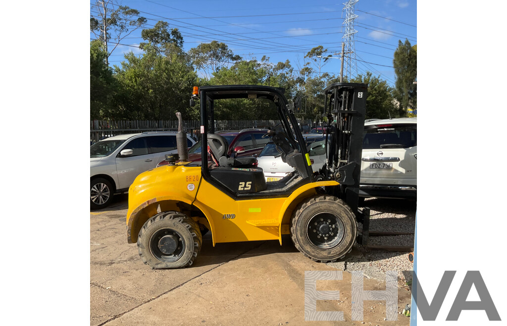 2022 Liftsmart LS-RT25-4 Diesel Forklift Rough Terrain - New Engine Required