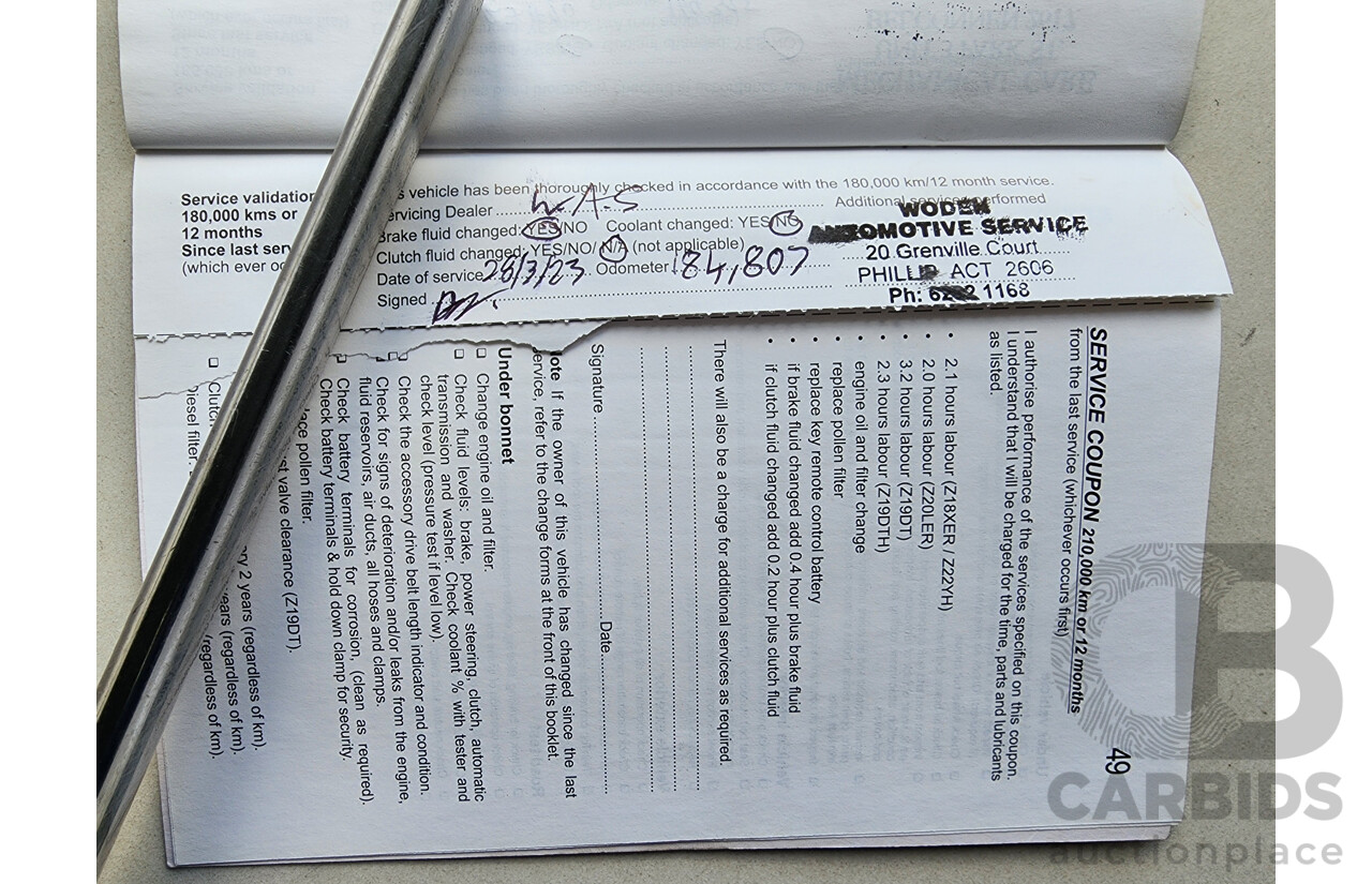 7/2008 Holden Astra 60TH Anniversary AH MY08.5 5d Hatchback Silver 1.8L