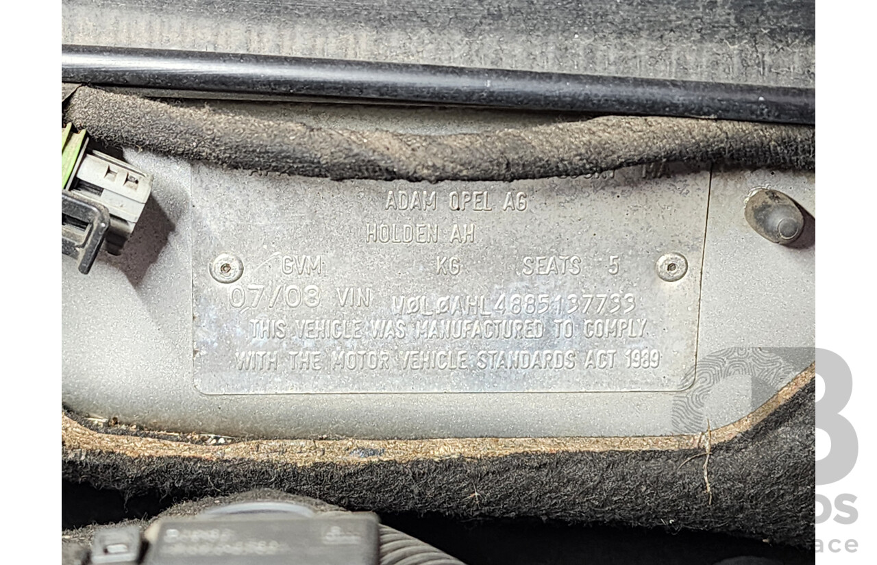 7/2008 Holden Astra 60TH Anniversary AH MY08.5 5d Hatchback Silver 1.8L