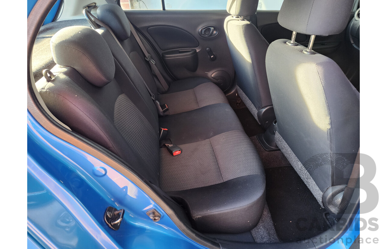 8/2011 Nissan Micra ST K13 5d Hatchback Blue 1.2L