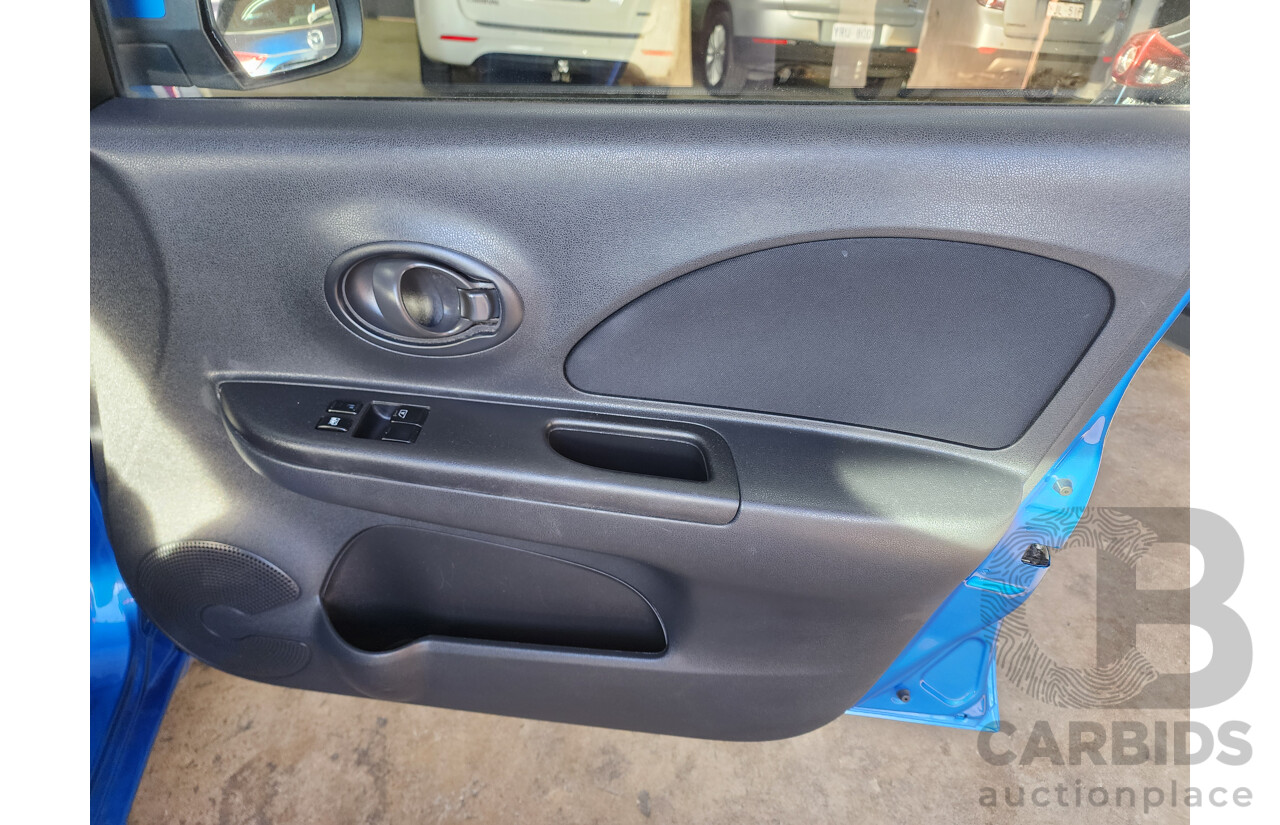 8/2011 Nissan Micra ST K13 5d Hatchback Blue 1.2L