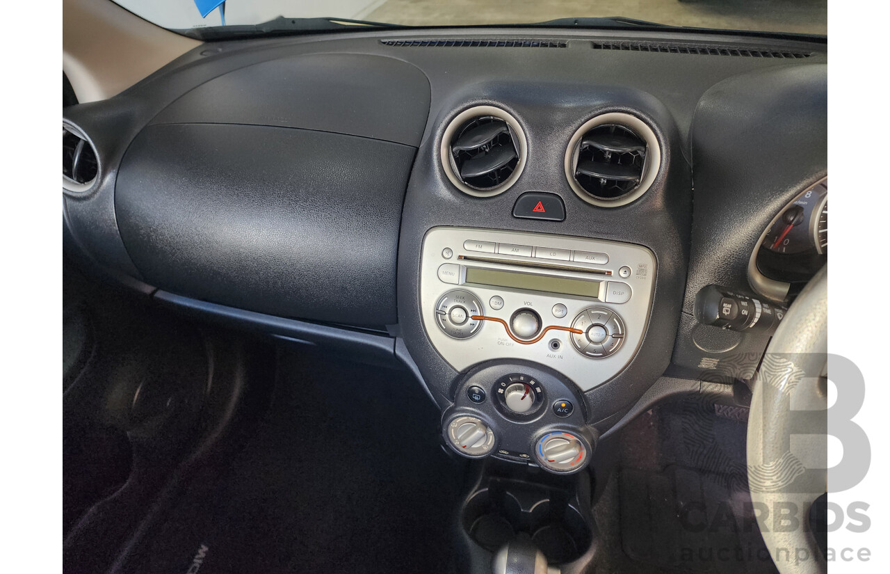 8/2011 Nissan Micra ST K13 5d Hatchback Blue 1.2L