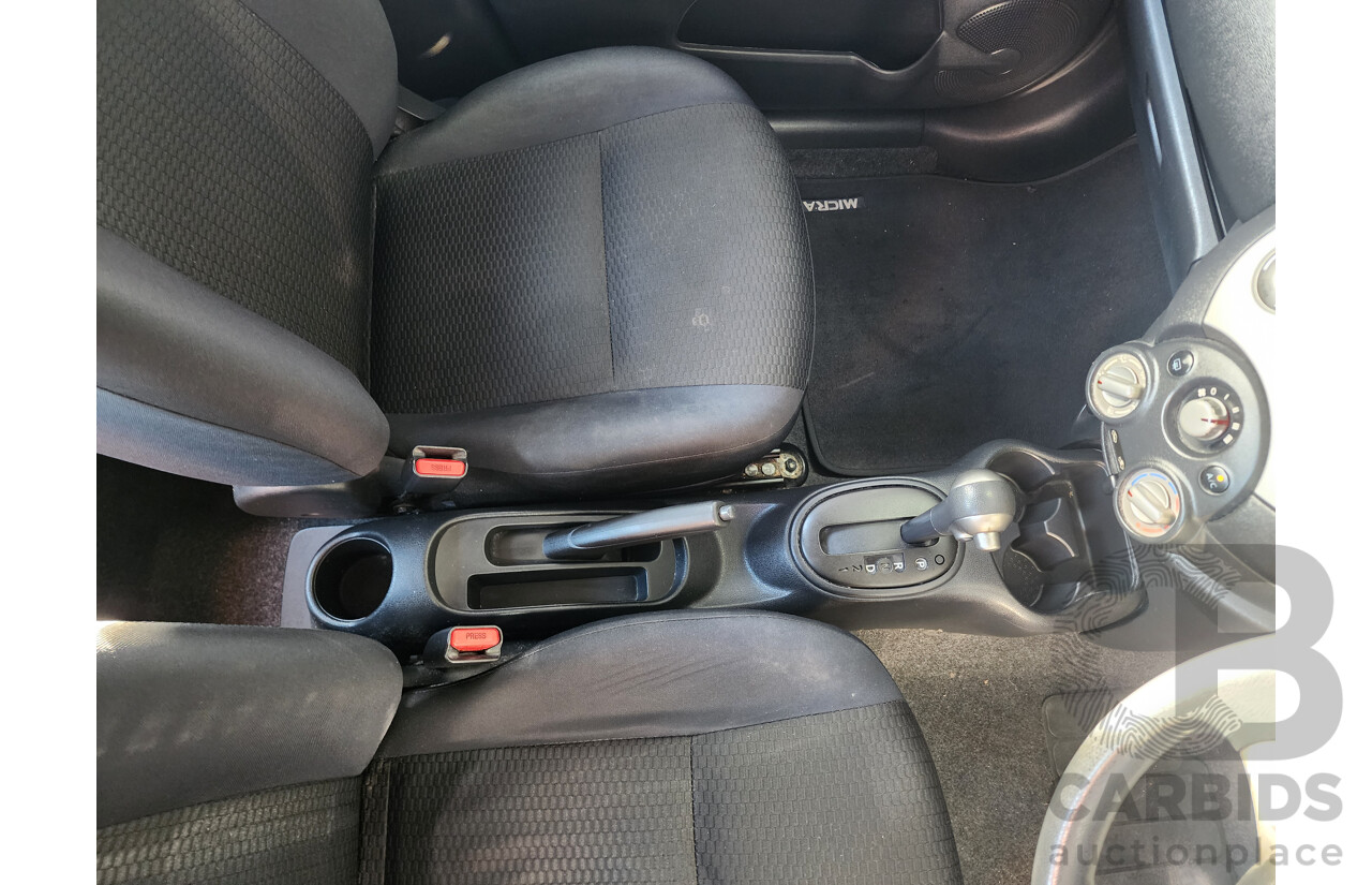 8/2011 Nissan Micra ST K13 5d Hatchback Blue 1.2L