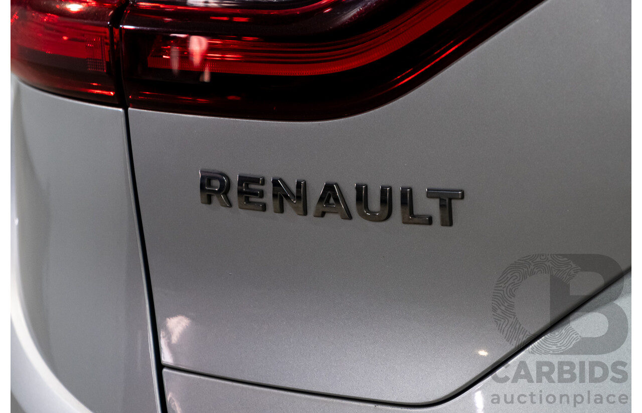 02/2018 Renault Koleos Initiale X-Tronic (4x4) XZG MY18 4d Wagon Ultra Silver Metallic 2.5L