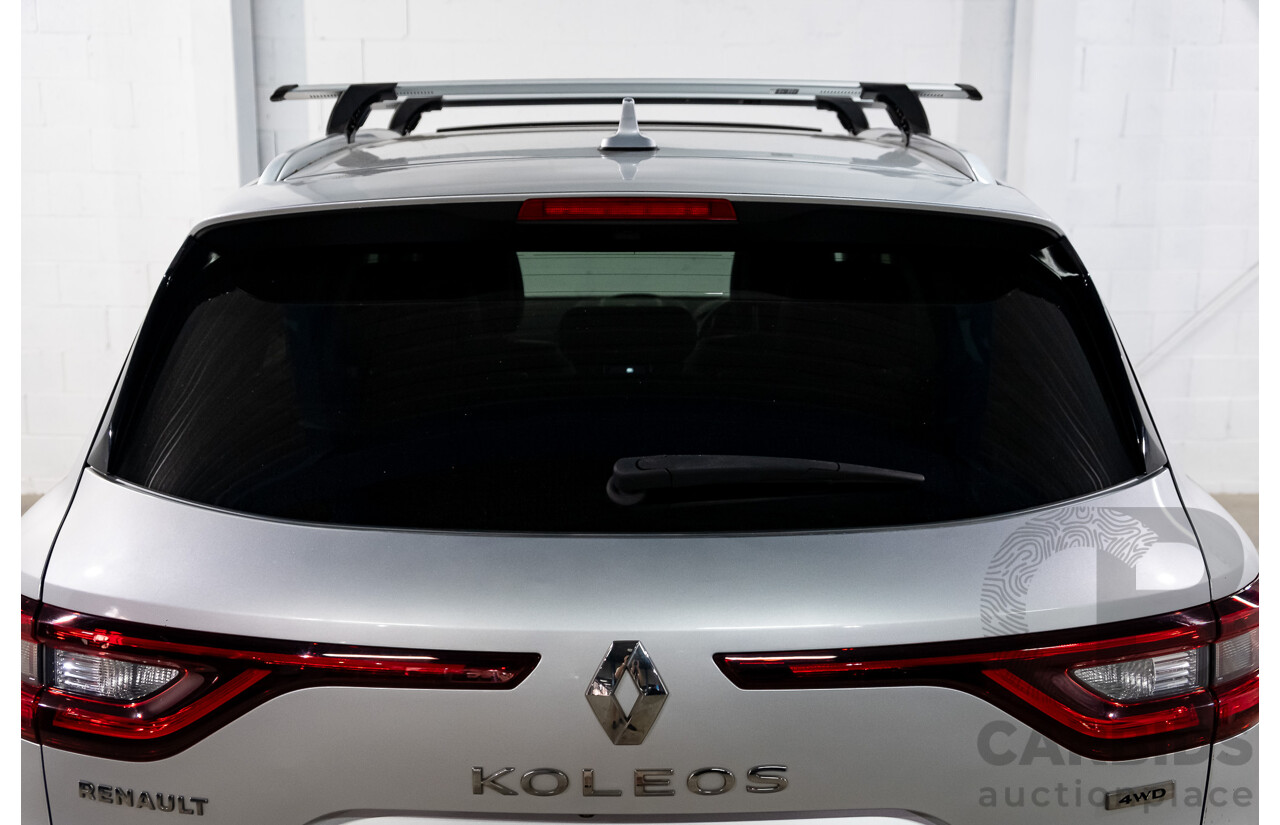 02/2018 Renault Koleos Initiale X-Tronic (4x4) XZG MY18 4d Wagon Ultra Silver Metallic 2.5L