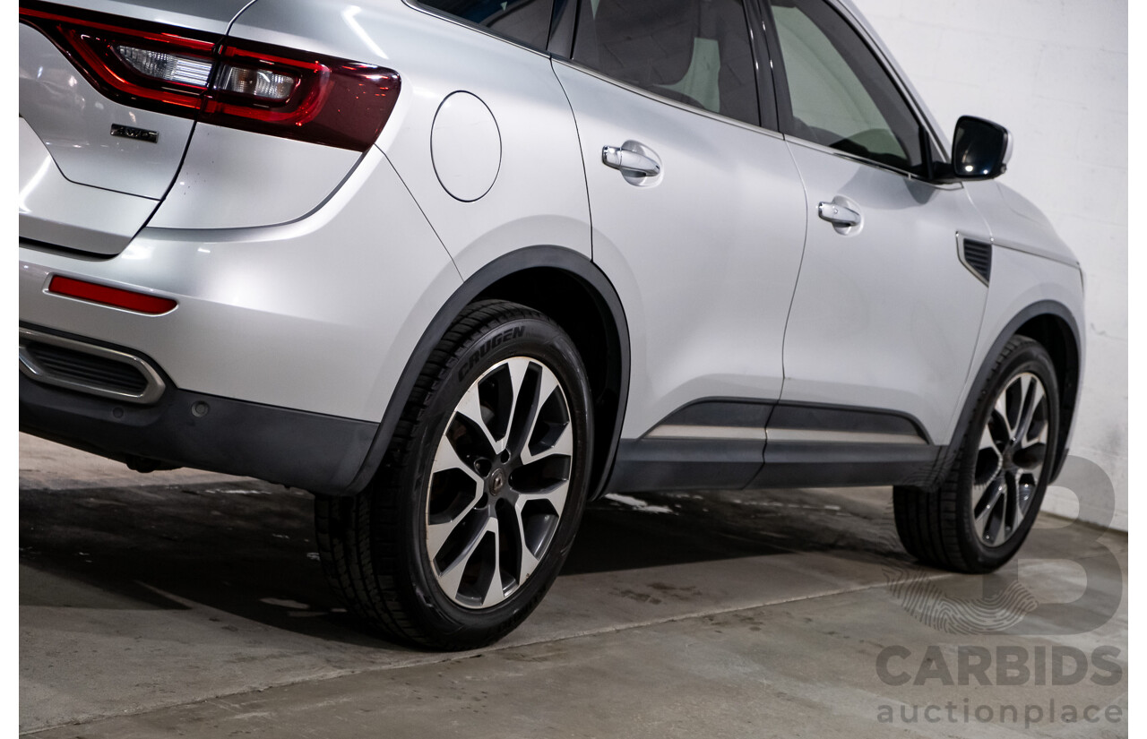 02/2018 Renault Koleos Initiale X-Tronic (4x4) XZG MY18 4d Wagon Ultra Silver Metallic 2.5L
