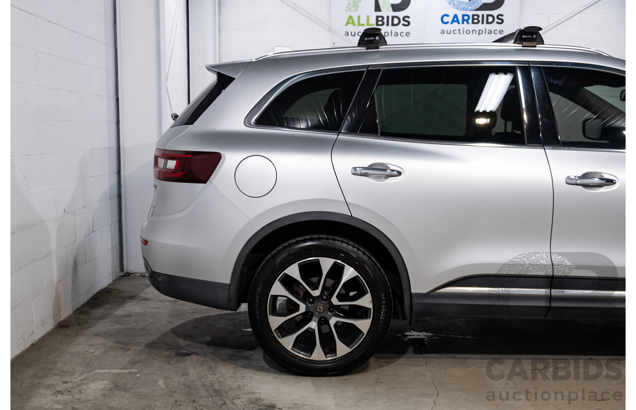 02/2018 Renault Koleos Initiale X-Tronic (4x4) XZG MY18 4d Wagon Ultra Silver Metallic 2.5L