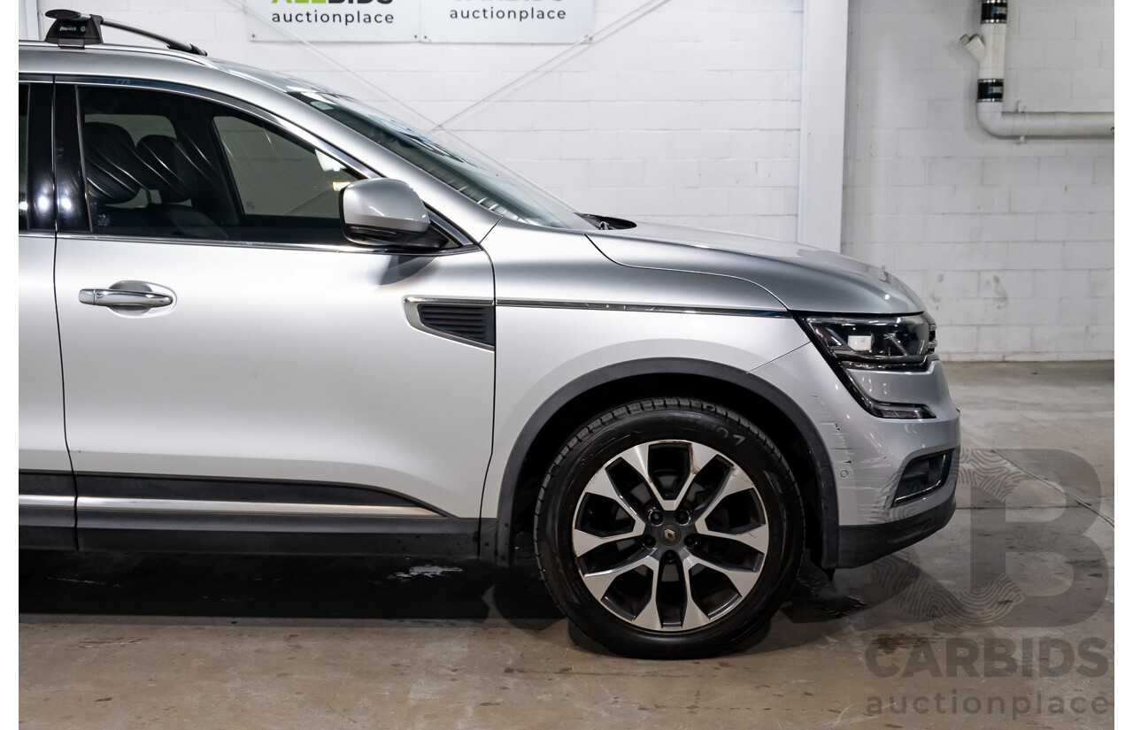 02/2018 Renault Koleos Initiale X-Tronic (4x4) XZG MY18 4d Wagon Ultra Silver Metallic 2.5L