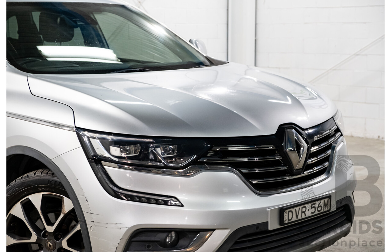 02/2018 Renault Koleos Initiale X-Tronic (4x4) XZG MY18 4d Wagon Ultra Silver Metallic 2.5L