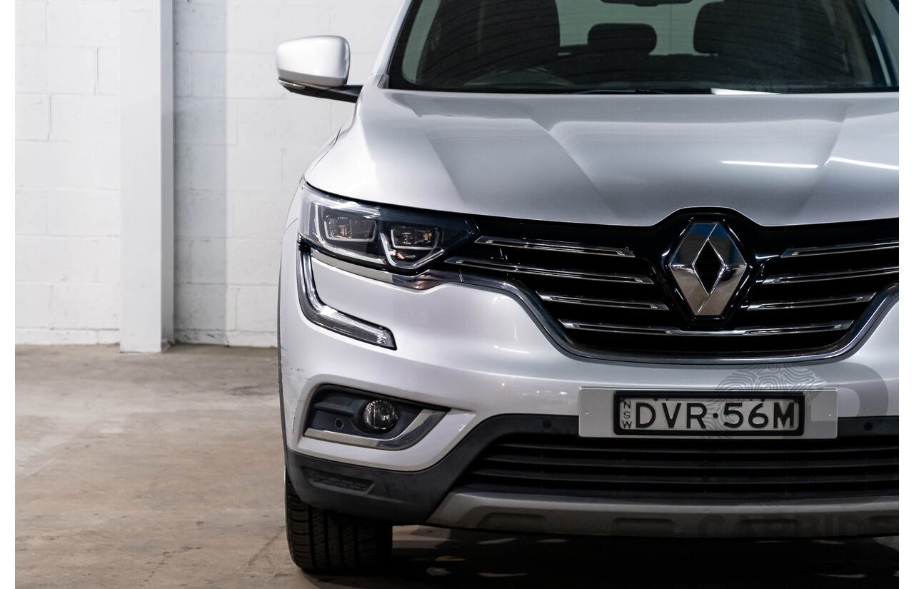 02/2018 Renault Koleos Initiale X-Tronic (4x4) XZG MY18 4d Wagon Ultra Silver Metallic 2.5L