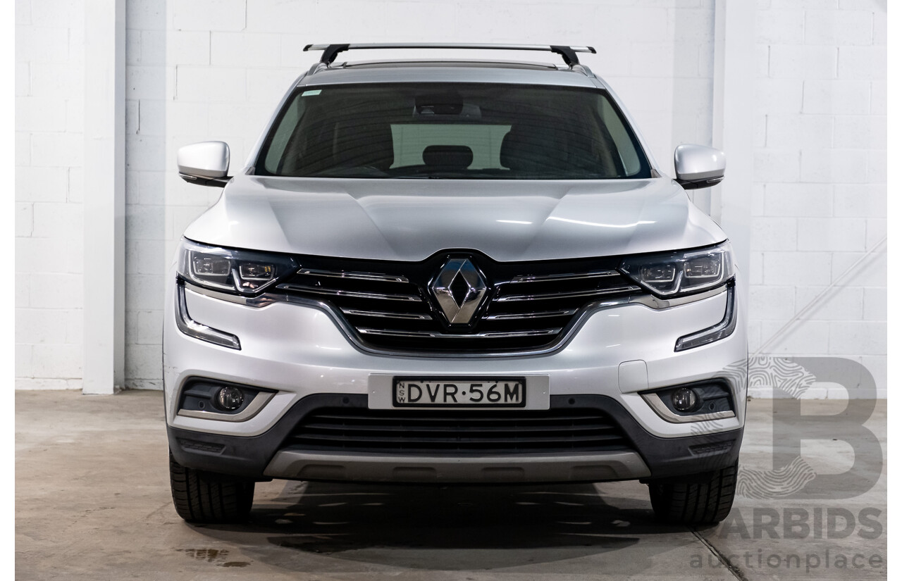 02/2018 Renault Koleos Initiale X-Tronic (4x4) XZG MY18 4d Wagon Ultra Silver Metallic 2.5L