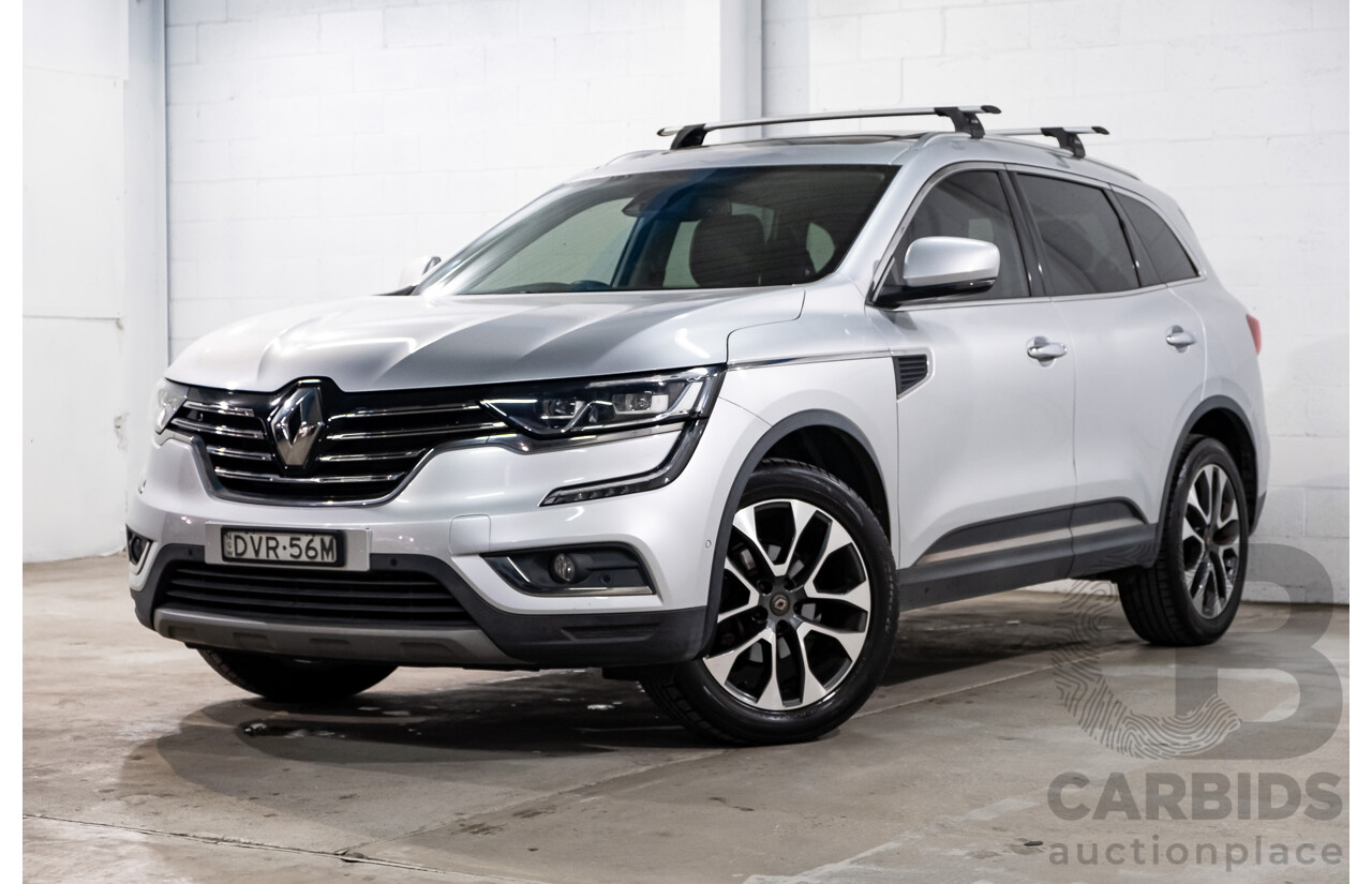 02/2018 Renault Koleos Initiale X-Tronic (4x4) XZG MY18 4d Wagon Ultra Silver Metallic 2.5L