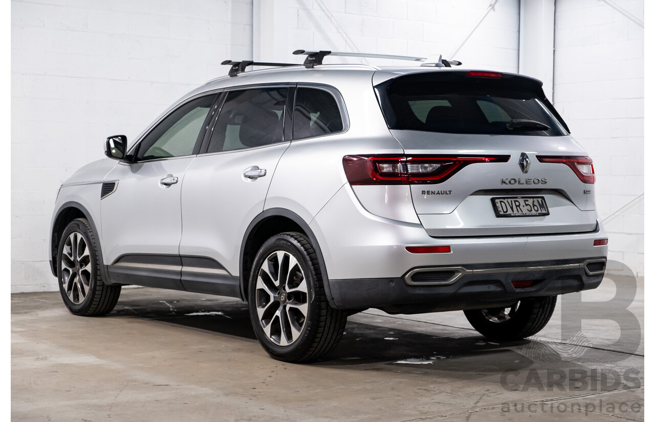 02/2018 Renault Koleos Initiale X-Tronic (4x4) XZG MY18 4d Wagon Ultra Silver Metallic 2.5L