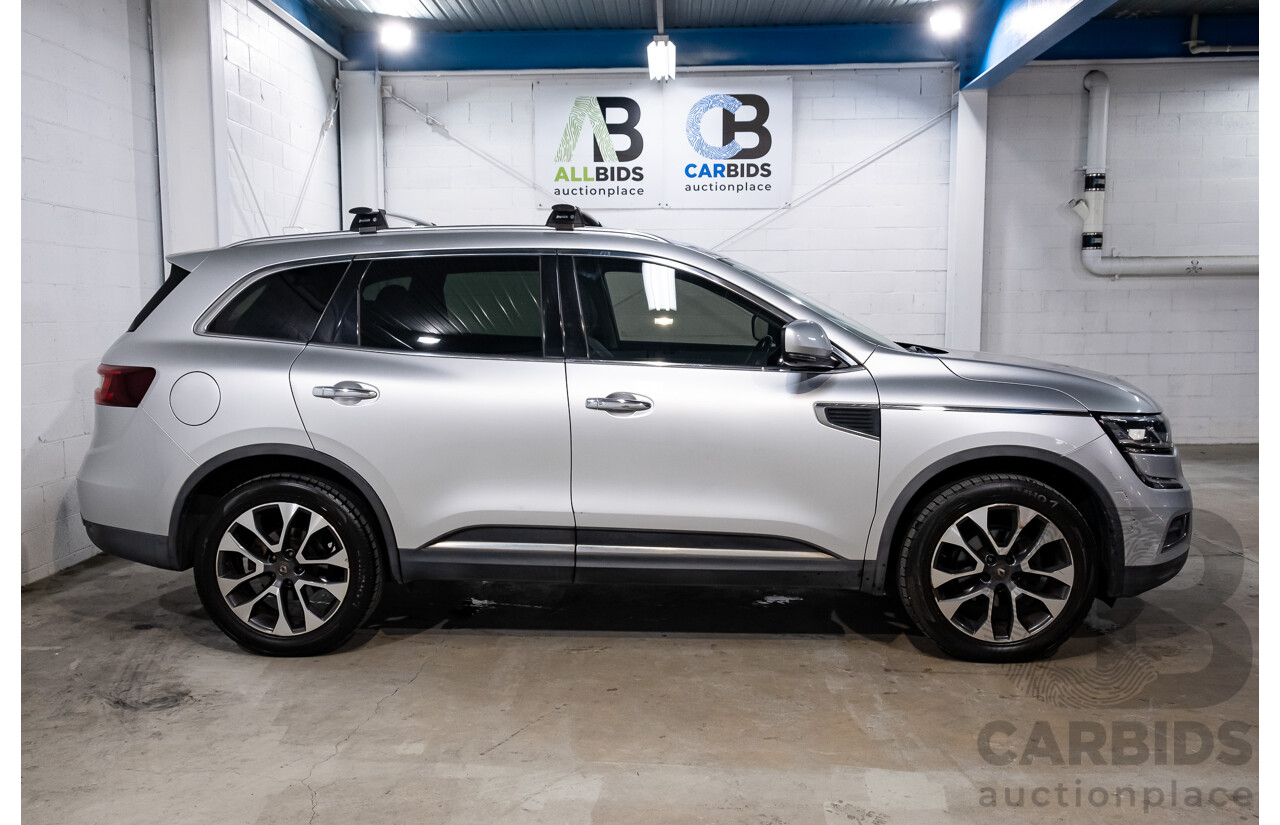 02/2018 Renault Koleos Initiale X-Tronic (4x4) XZG MY18 4d Wagon Ultra Silver Metallic 2.5L