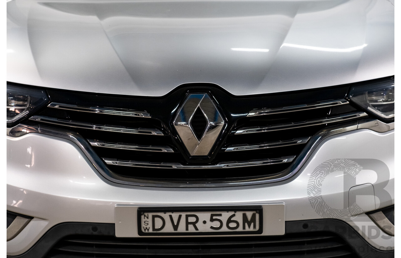 02/2018 Renault Koleos Initiale X-Tronic (4x4) XZG MY18 4d Wagon Ultra Silver Metallic 2.5L