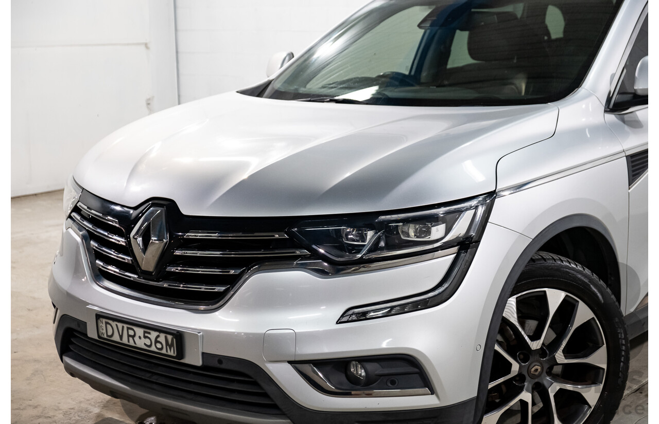 02/2018 Renault Koleos Initiale X-Tronic (4x4) XZG MY18 4d Wagon Ultra Silver Metallic 2.5L