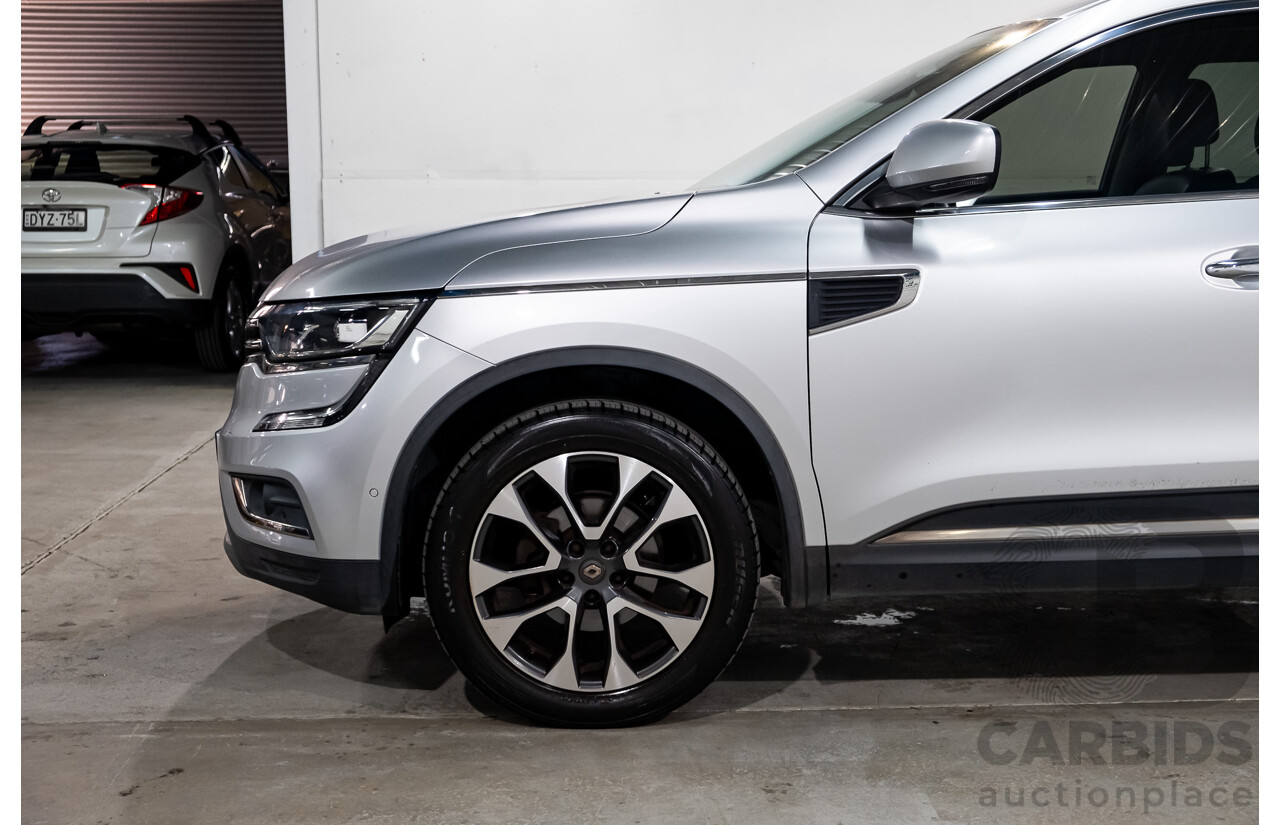 02/2018 Renault Koleos Initiale X-Tronic (4x4) XZG MY18 4d Wagon Ultra Silver Metallic 2.5L