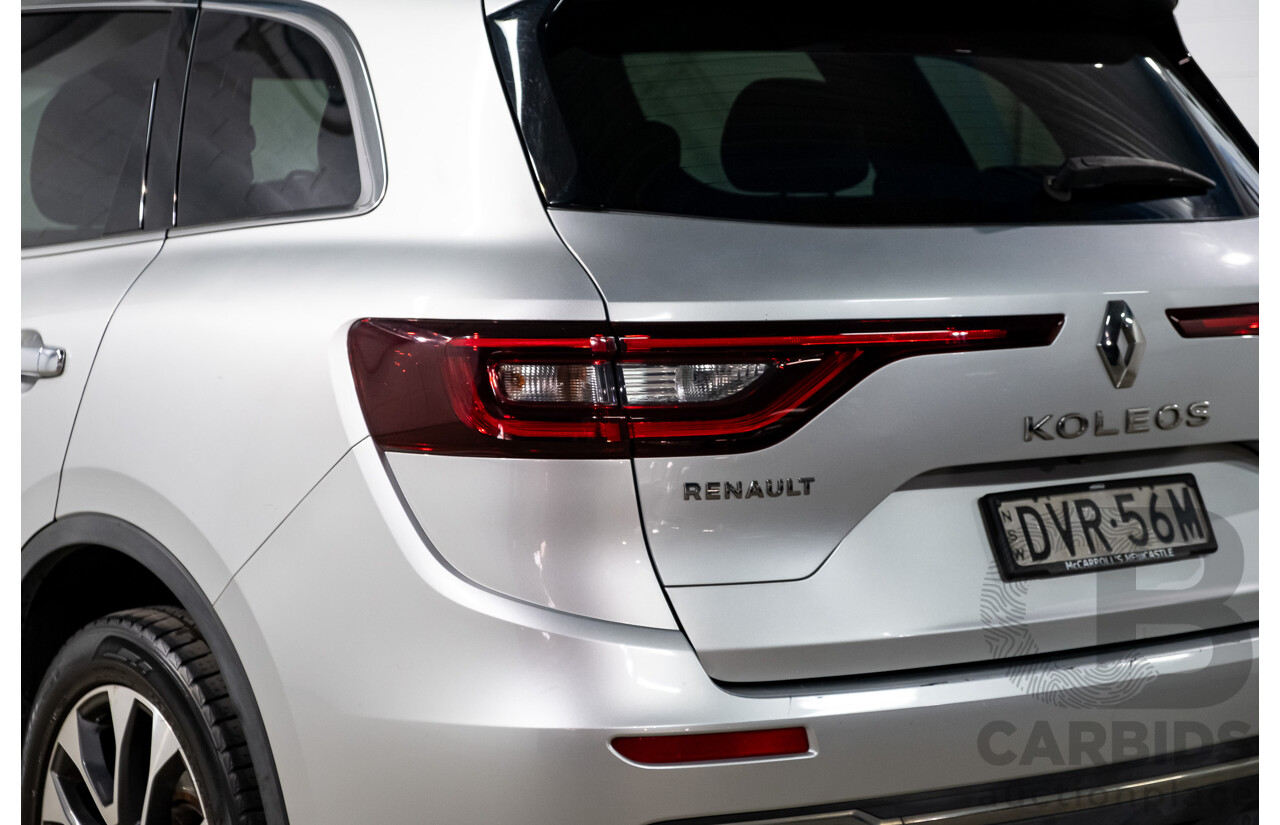 02/2018 Renault Koleos Initiale X-Tronic (4x4) XZG MY18 4d Wagon Ultra Silver Metallic 2.5L