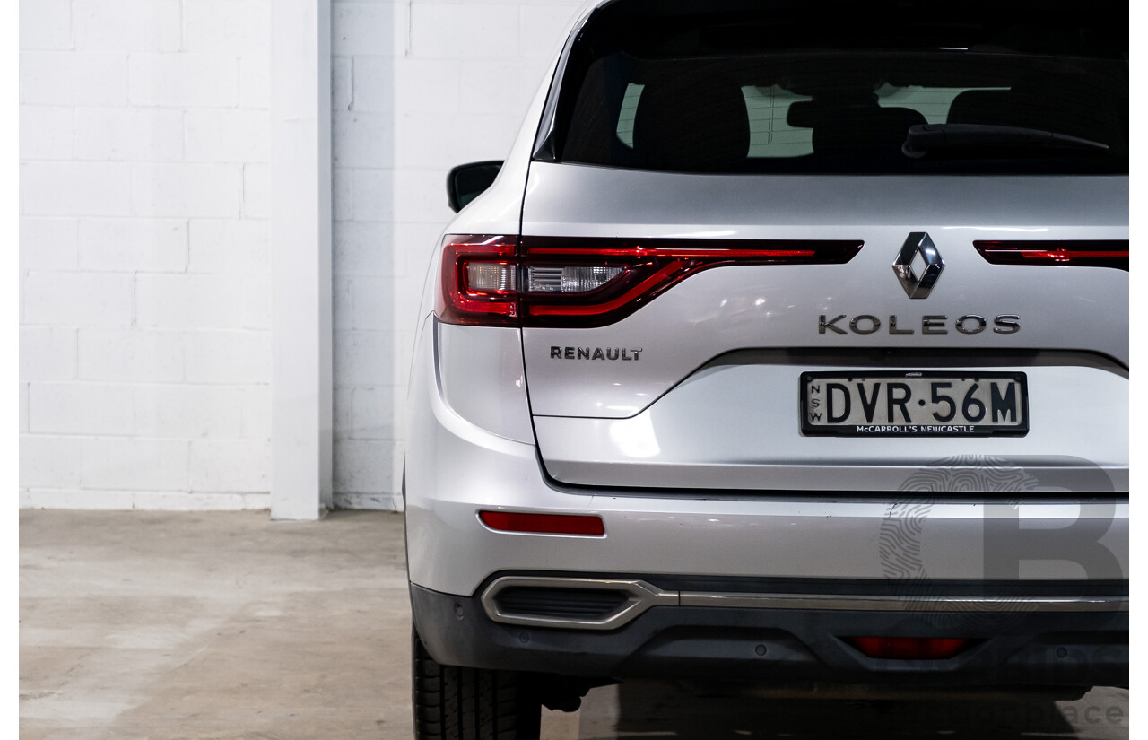 02/2018 Renault Koleos Initiale X-Tronic (4x4) XZG MY18 4d Wagon Ultra Silver Metallic 2.5L