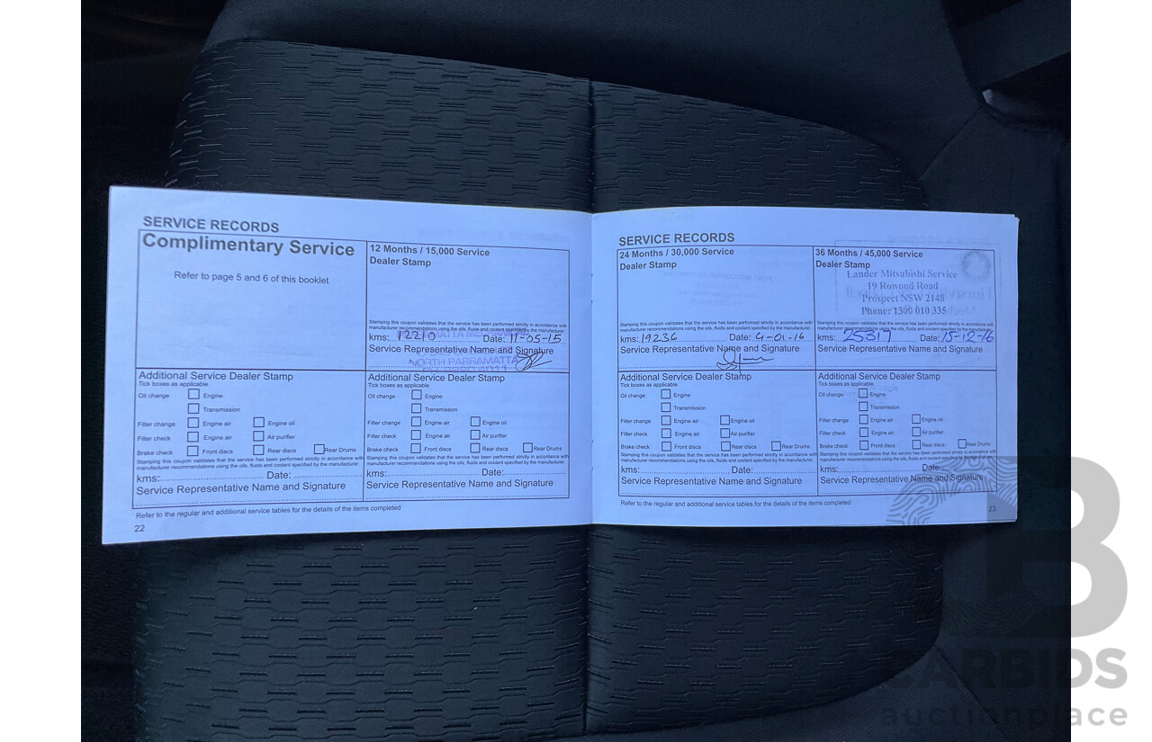 09/2013 Mitsubishi Outlander LS (4x2) FWD ZJ MY14 4D Wagon Silver 2.0L