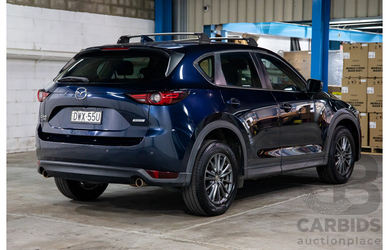 05/2018 Mazda CX-5 Touring (AWD) MY18 (KF Series 2) 4d Wagon Blue 2.5L