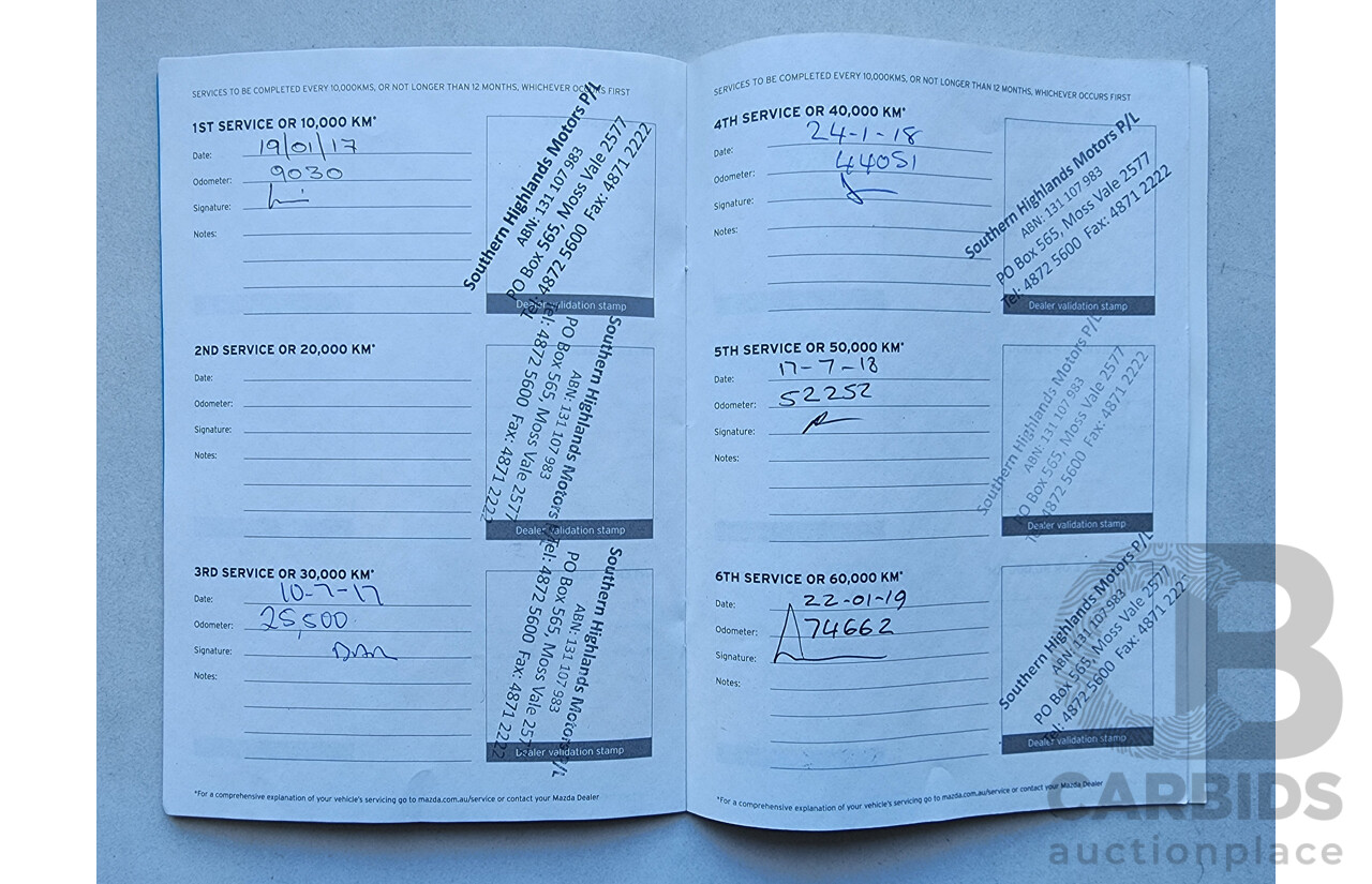 7/2016 Mazda Mazda3 MAXX BN MY17 5d Hatchback Blue 2.0L