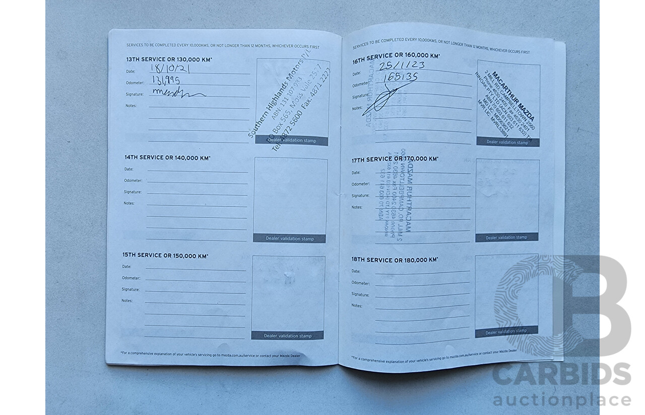 7/2016 Mazda Mazda3 MAXX BN MY17 5d Hatchback Blue 2.0L