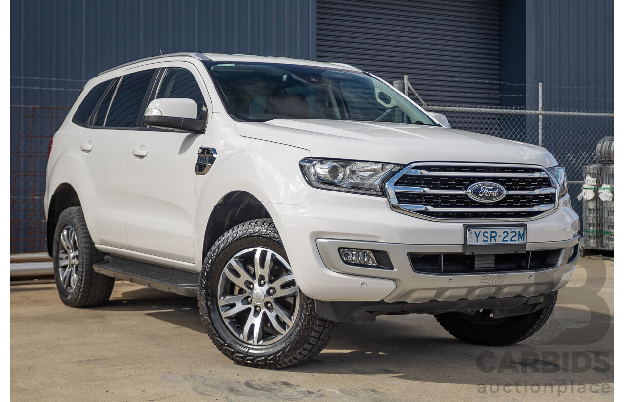 5/2019 Ford Everest Trend (4x4) UA II MY19 4D Wagon Cool White Turbo Diesel 3.2L