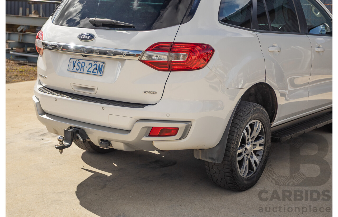 5/2019 Ford Everest Trend (4x4) UA II MY19 4D Wagon Cool White Turbo Diesel 3.2L