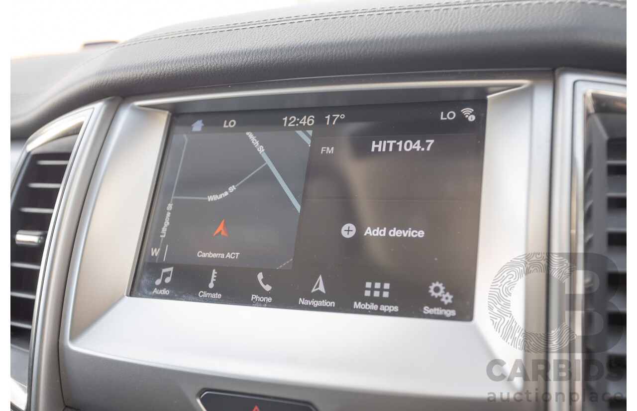 5/2019 Ford Everest Trend (4x4) UA II MY19 4D Wagon Cool White Turbo Diesel 3.2L