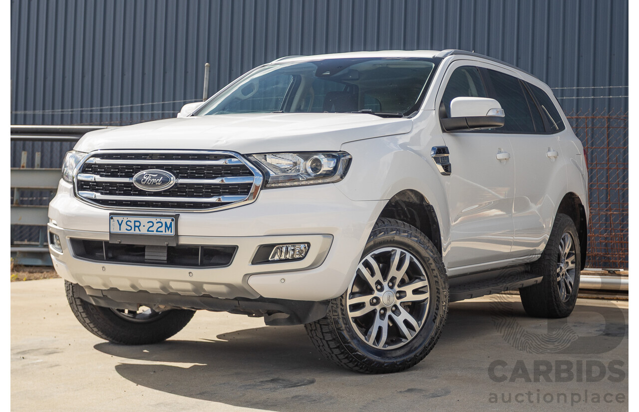 5/2019 Ford Everest Trend (4x4) UA II MY19 4D Wagon Cool White Turbo Diesel 3.2L
