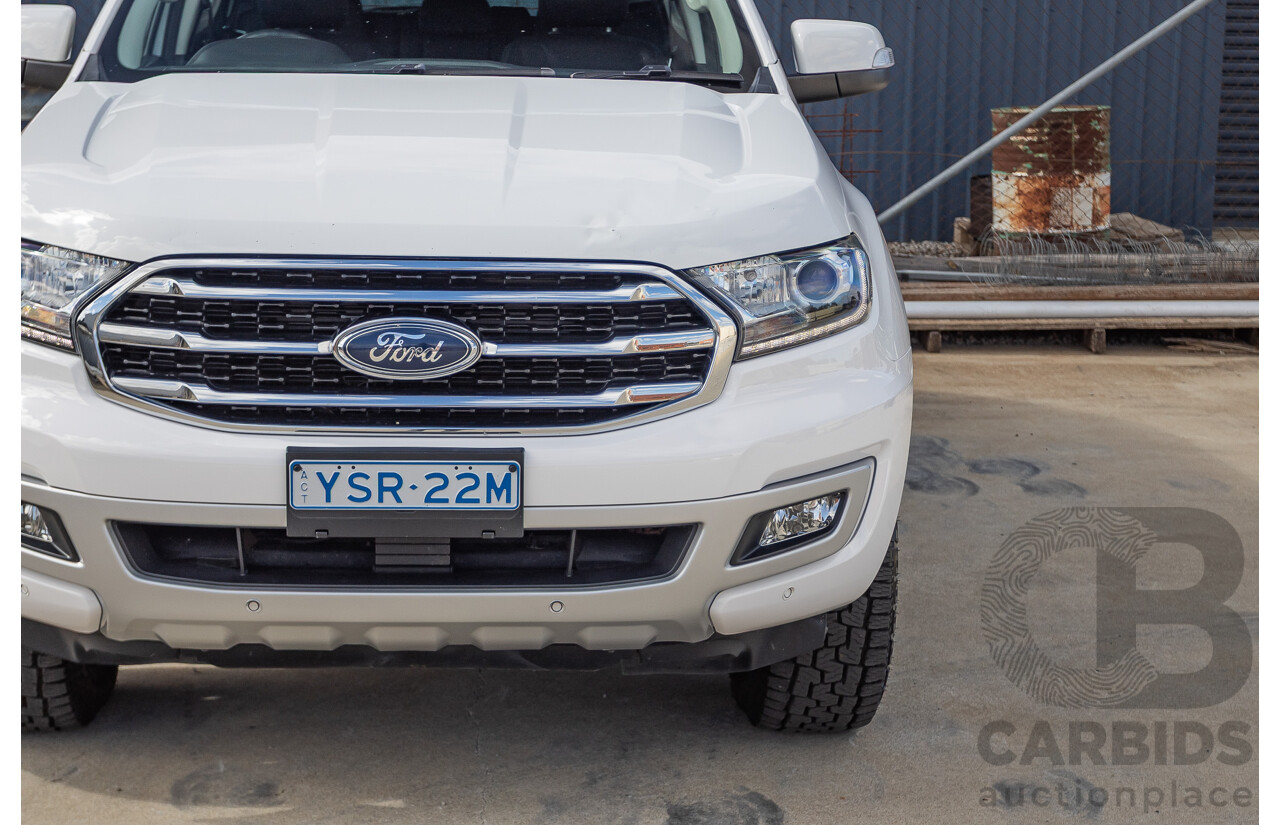 5/2019 Ford Everest Trend (4x4) UA II MY19 4D Wagon Cool White Turbo Diesel 3.2L