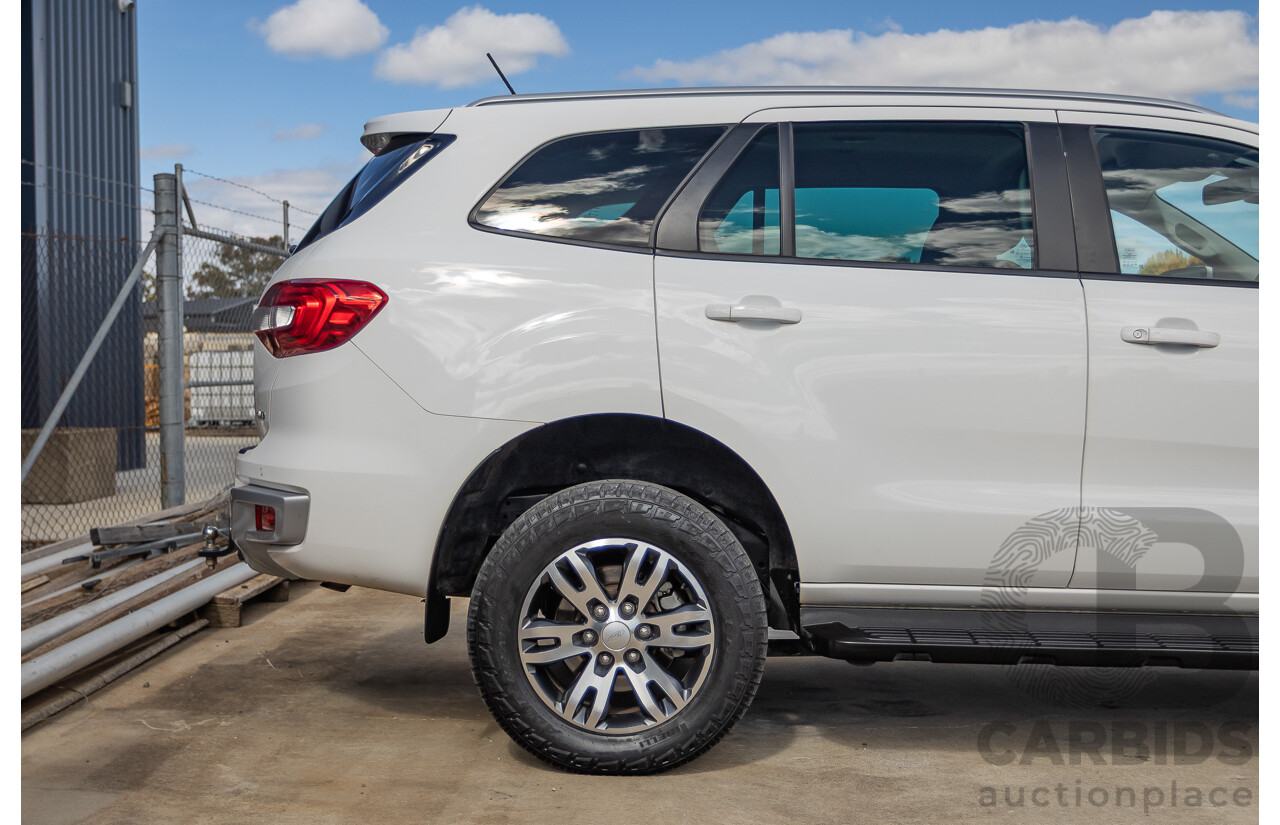 5/2019 Ford Everest Trend (4x4) UA II MY19 4D Wagon Cool White Turbo Diesel 3.2L