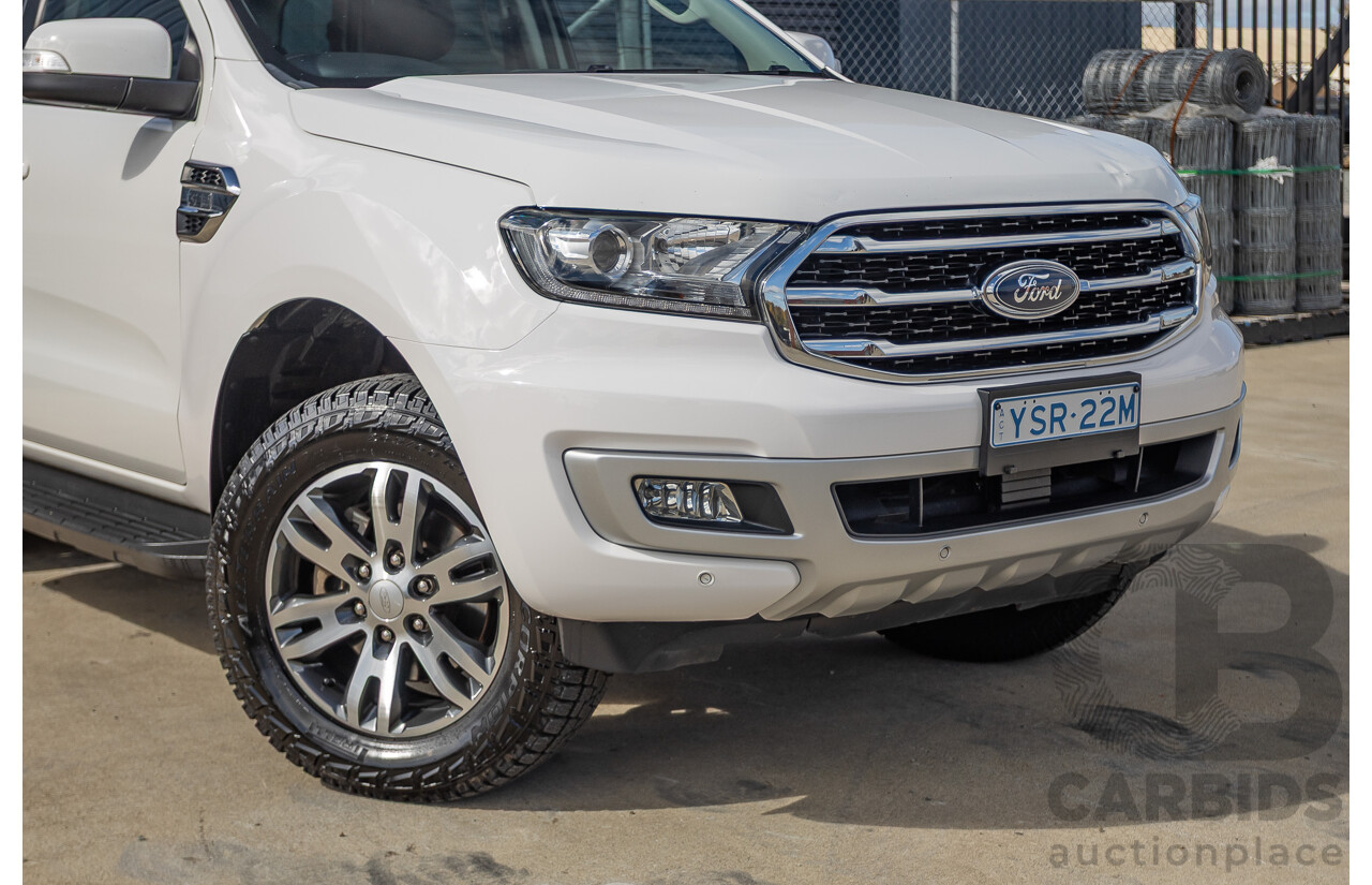 5/2019 Ford Everest Trend (4x4) UA II MY19 4D Wagon Cool White Turbo Diesel 3.2L