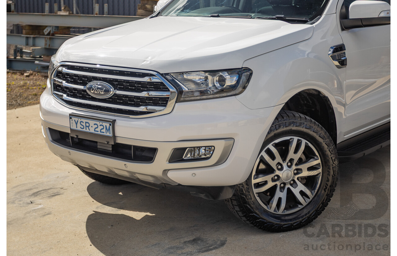 5/2019 Ford Everest Trend (4x4) UA II MY19 4D Wagon Cool White Turbo Diesel 3.2L