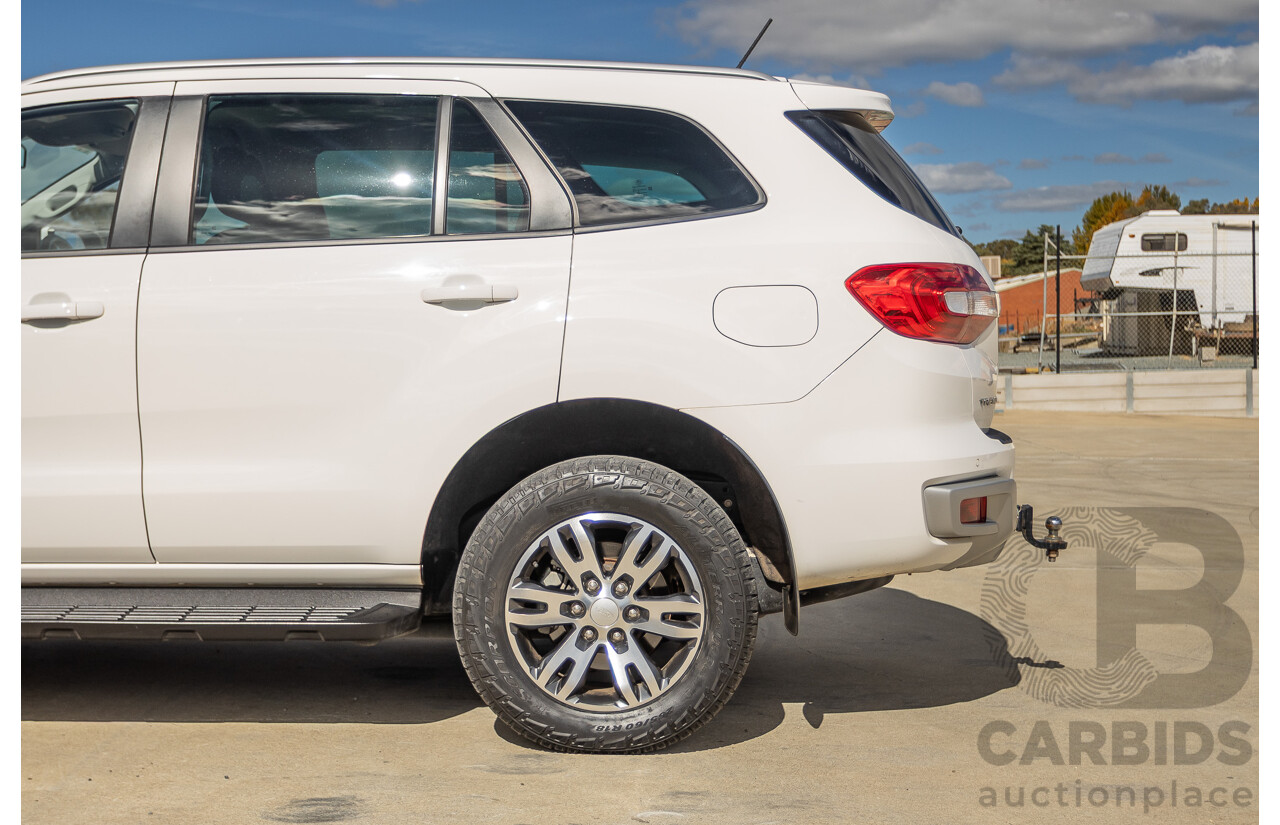5/2019 Ford Everest Trend (4x4) UA II MY19 4D Wagon Cool White Turbo Diesel 3.2L