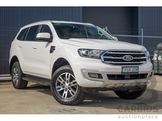 5/2019 Ford Everest Trend (4x4) UA II MY19 4D Wagon Cool White Turbo Diesel 3.2L