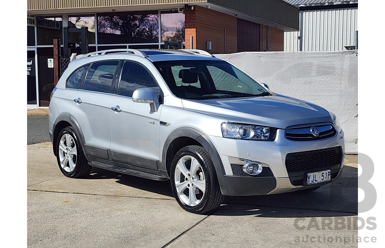 3/2013 Holden Captiva 7 LX (4x4) CG MY12 4d Wagon Silver 2.2L