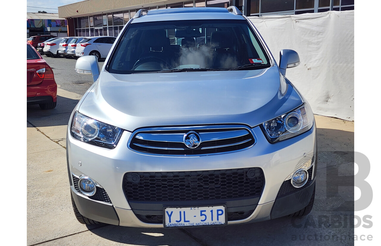 3/2013 Holden Captiva 7 LX (4x4) CG MY12 4d Wagon Silver 2.2L