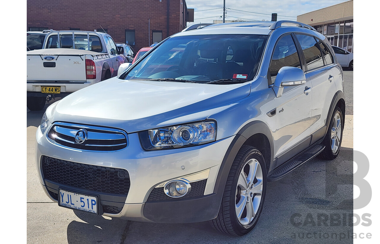 3/2013 Holden Captiva 7 LX (4x4) CG MY12 4d Wagon Silver 2.2L