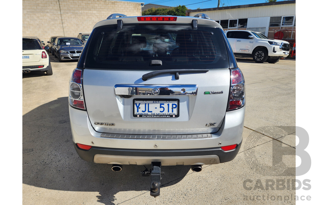 3/2013 Holden Captiva 7 LX (4x4) CG MY12 4d Wagon Silver 2.2L